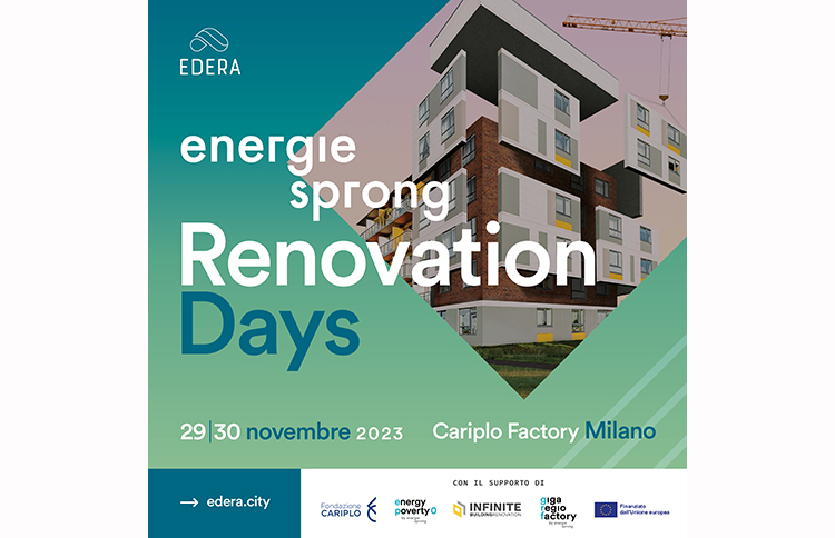 Energiesprong Renovation Days - 29 e 30 novembre